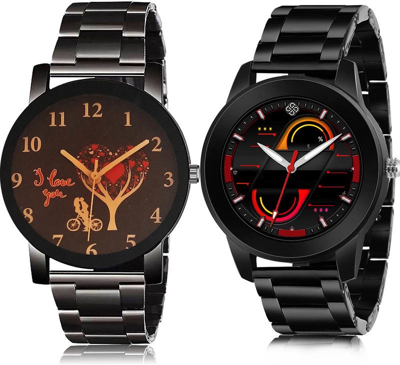 Analog Watch - For Men Brand New Designer 2 Watch Combo For Boys And Men - BCPL17-(1-S-20)