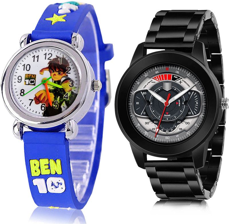 Analog Watch - For Boys Latest High Quality 2 Watch Combo For Boys And Men - BK94-(36-S-20)