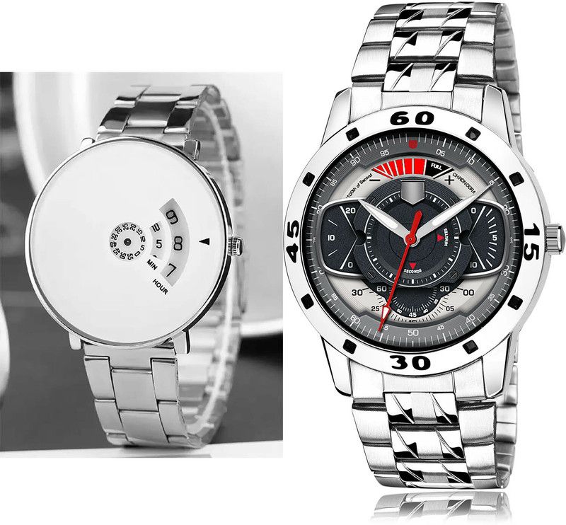 Analog Watch - For Men New Luxury 2 Watch Combo For Boys And Men - B82-(36-S-19)