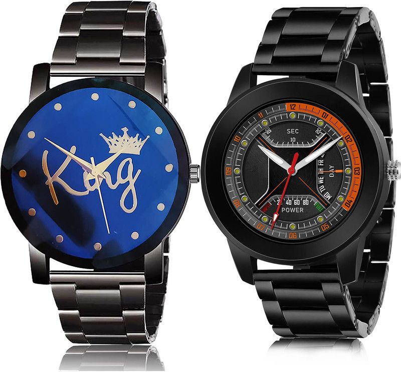 Analog Watch - For Men New Technology 2 Watch Combo For Boys And Men - BC11-(56-S-20)