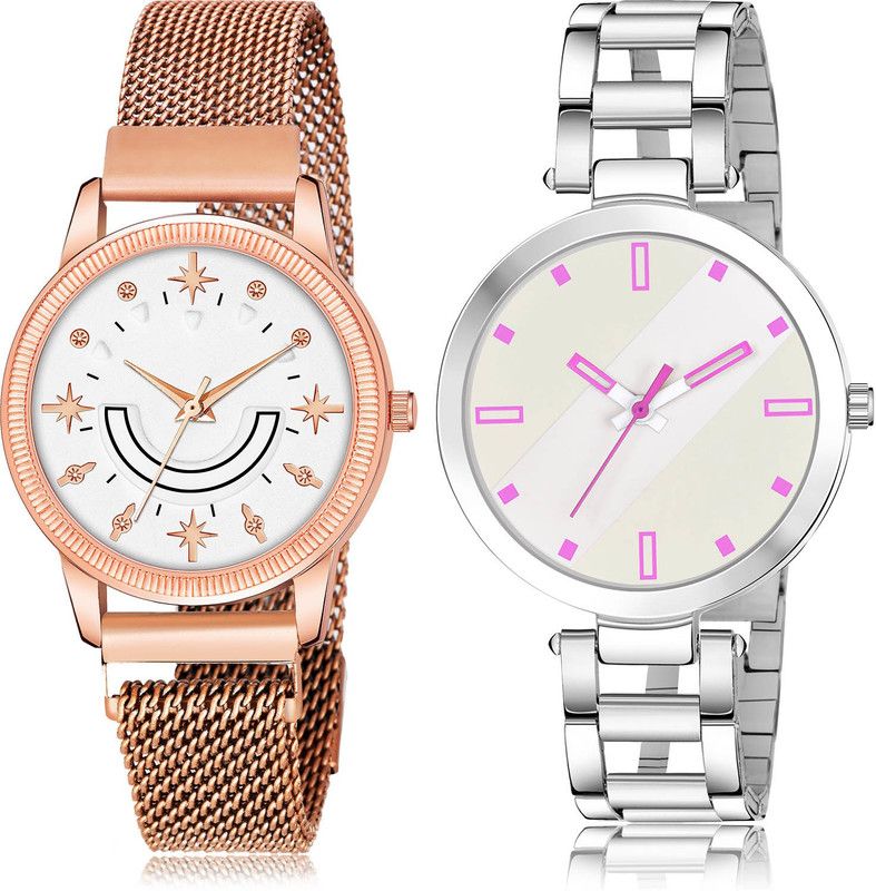 Analog Watch - For Women Modern Fashionable 2 Watch Combo For Women And Girls - GW70-GM238