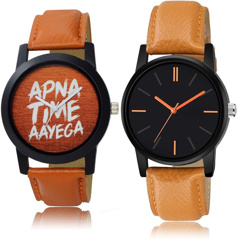 combo watch Analog Watch - For Boys & Girls Treading Heart Apna Time Aayega Combo Watch For Boys And Men - BO43-B112