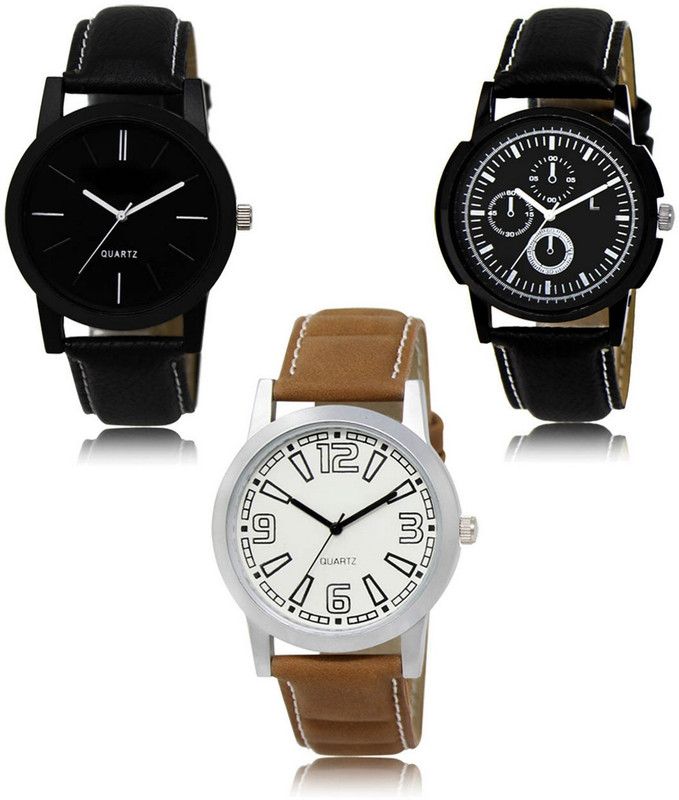 New latest Designer Combo of 3 Analog Watch - For Men LR-05-13-15