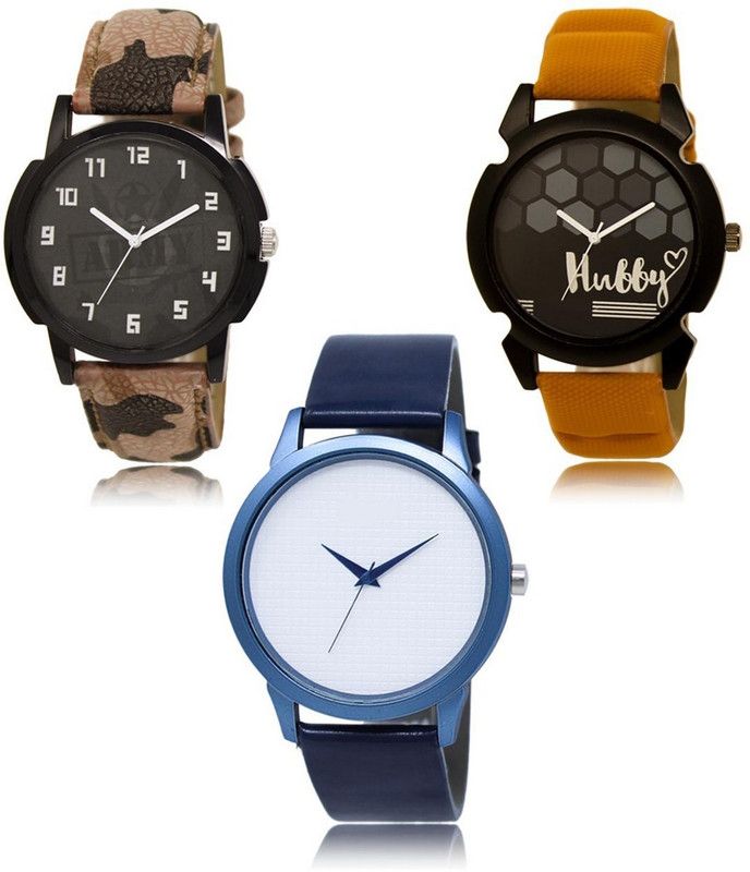 New latest Designer Combo of 3 Analog Watch - For Men LR-03-32-33