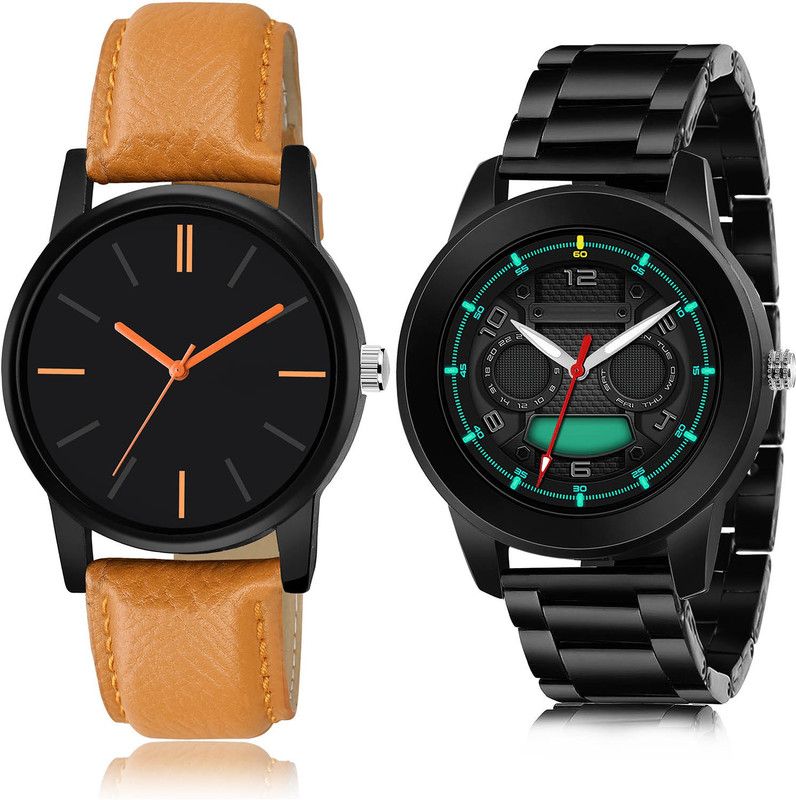 Analog Watch - For Men Treading Style 2 Watch Combo For Boys And Men - B112-(57-S-20)
