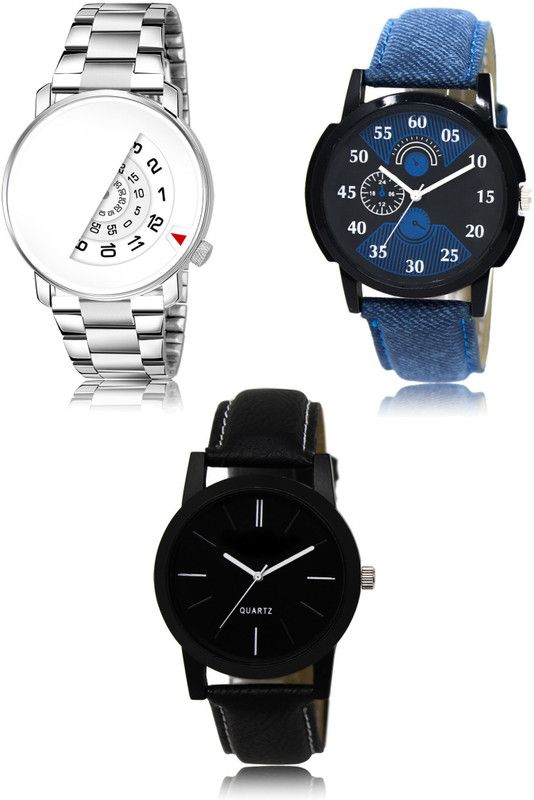 New latest Designer Combo of 3 Analog Watch - For Men 106-02-05