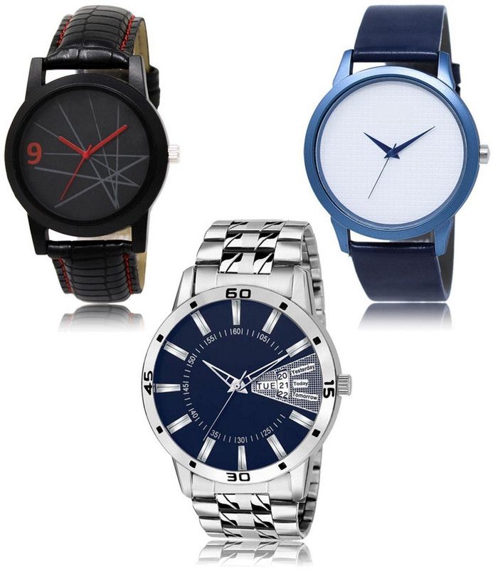 New latest Designer Combo of 3 Analog Watch - For Men -08-33-102
