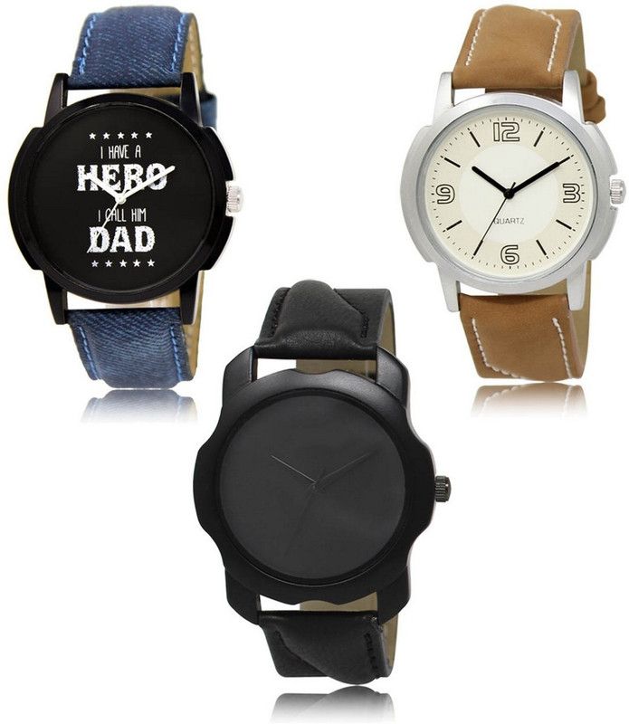 New latest Designer Combo of 3 Analog Watch - For Men LR-07-16-22