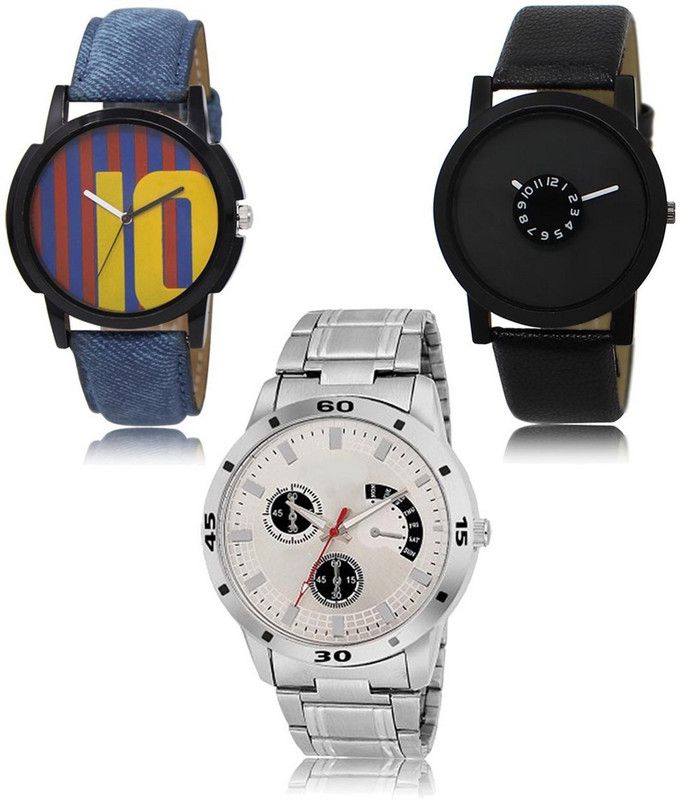 New latest Designer Combo of 3 Analog Watch - For Men LR-10-25-101