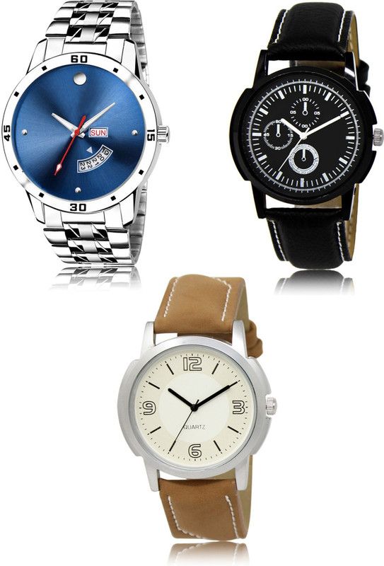 New latest Designer Combo of 3 Analog Watch - For Men 105-13-16