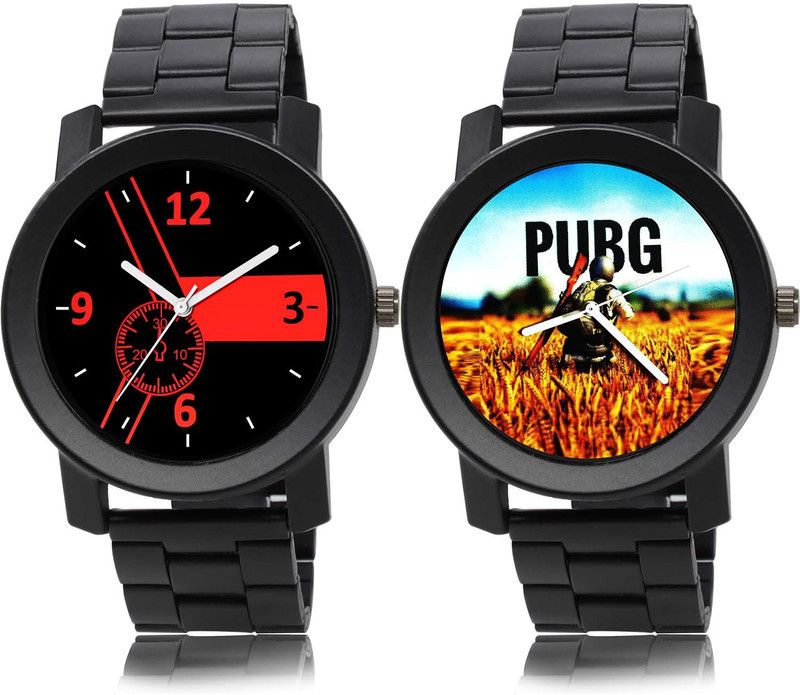 combo watch Analog Watch - For Men Latest High Quality Chain Watch And Pubg Military Army Chain Watch Watch - B690-B489 (Combo Of 2 )