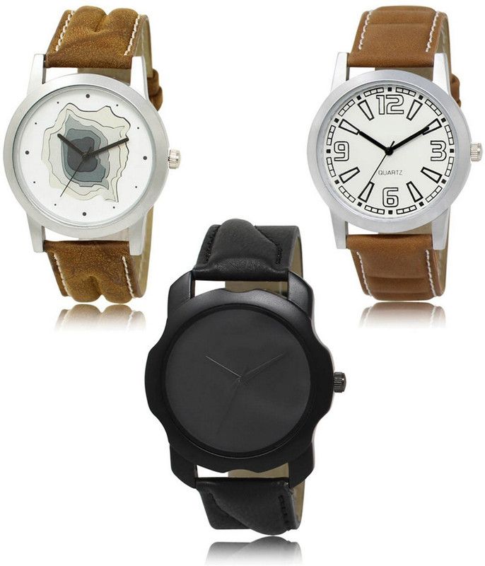 New latest Designer Combo of 3 Analog Watch - For Men -09-15-22