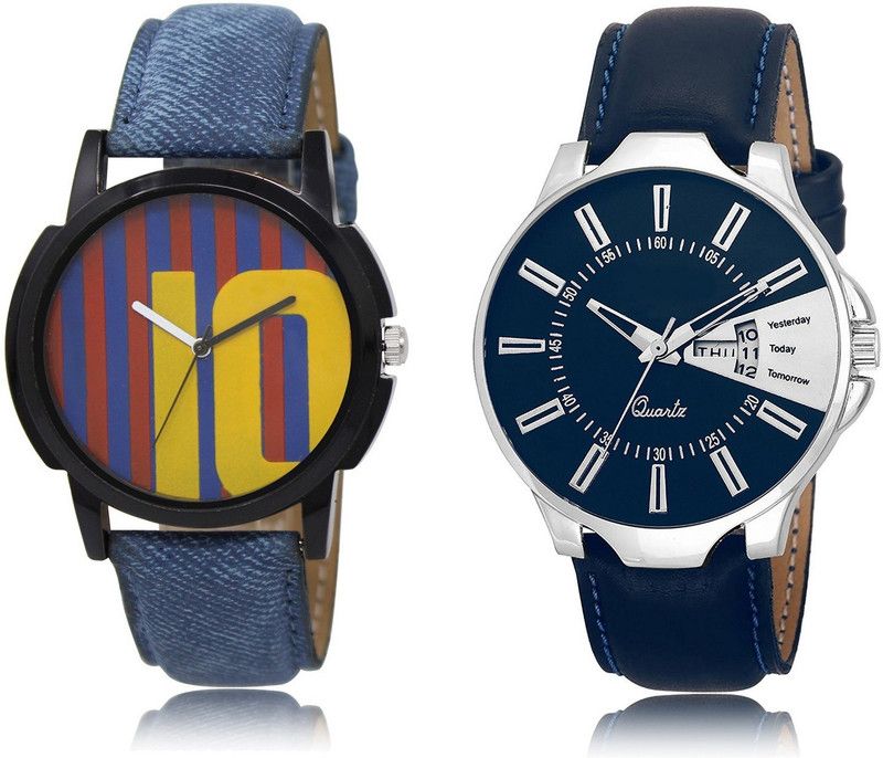 New Latest Designer Combo of 2 Analog Watch - For Men LR10-LR23
