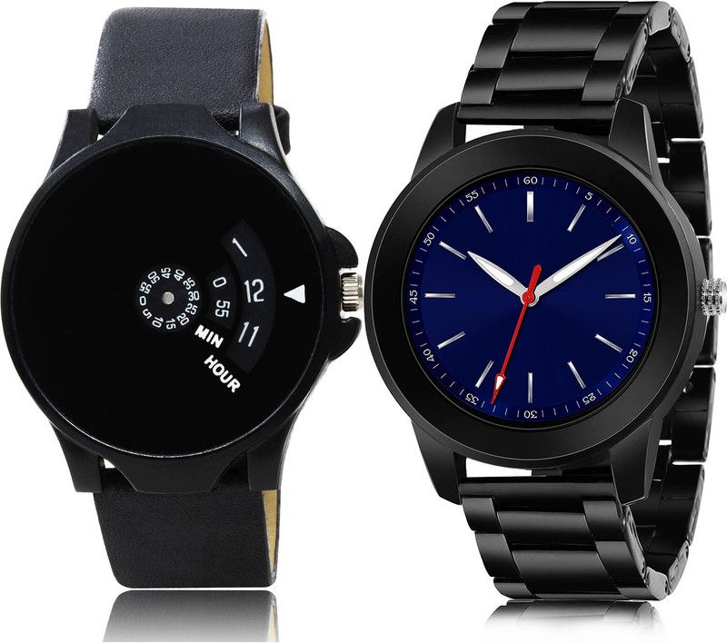 Analog Watch - For Men Classical Rich 2 Watch Combo For Boys And Men - BO50-(54-S-20)