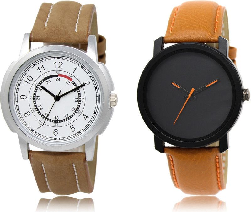 New Latest Designer Combo of 2 Analog Watch - For Men LR17-LR20