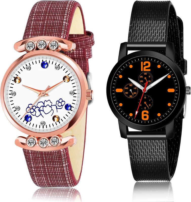 Analog Watch - For Women Best Branded 2 Watch Combo For Women And Girls - GW5-(70-L-10)