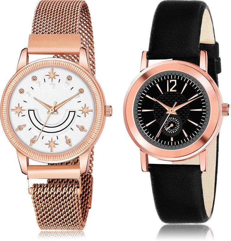 Analog Watch - For Women Brand New Diwali 2 Watch Combo For Women And Girls - GW70-GW11