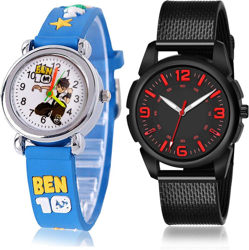 Analog Watch - For Boys Treading Designer 2 Watch Combo For Boys And Men - BK98-(47-S-10)