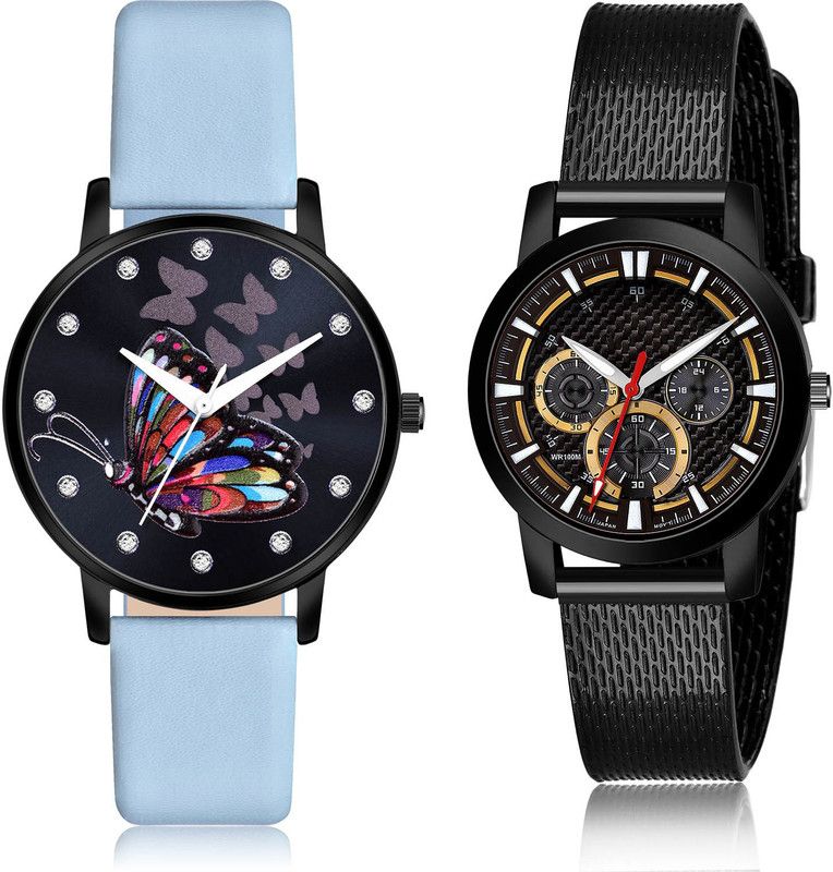 Analog Watch - For Women Modish Heart 2 Watch Combo For Women And Girls - GM380-(72-L-10)