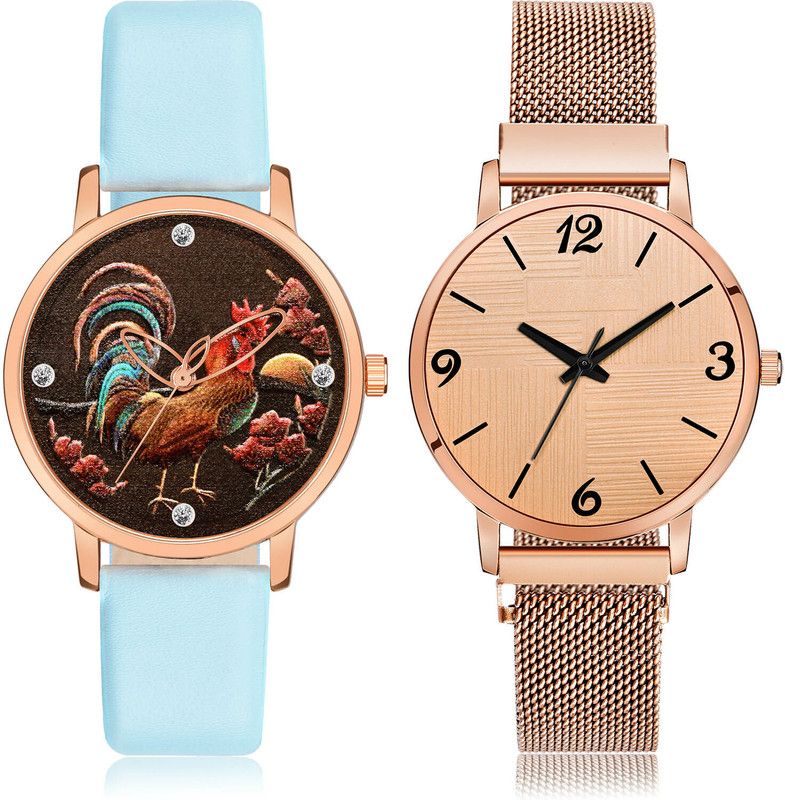Analog Watch - For Women Classical Royal 2 Watch Combo For Women And Girls - GM370-GM223