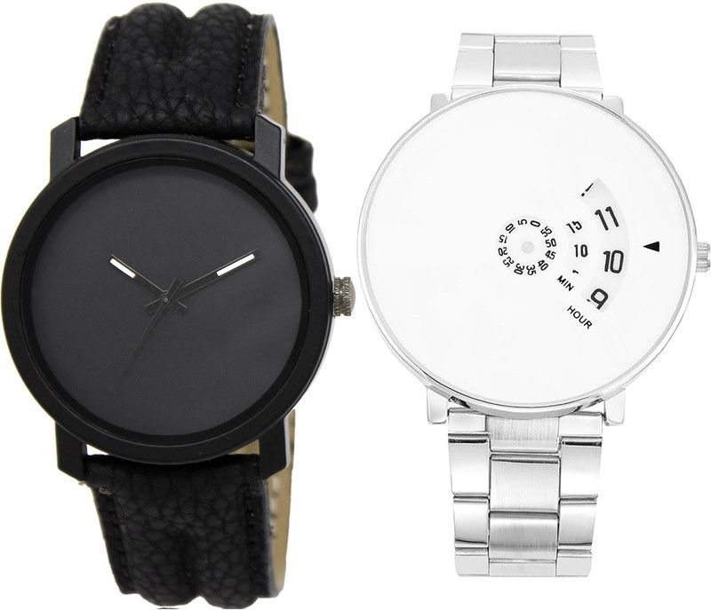 combo watch Analog Watch - For Boys Classical Present Black And Silver Color Men Watch - BL46.21-B82 (Combo Of 2 )