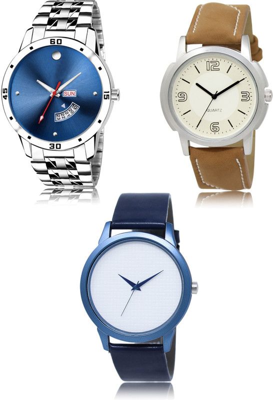 New latest Designer Combo of 3 Analog Watch - For Men 105-16-33
