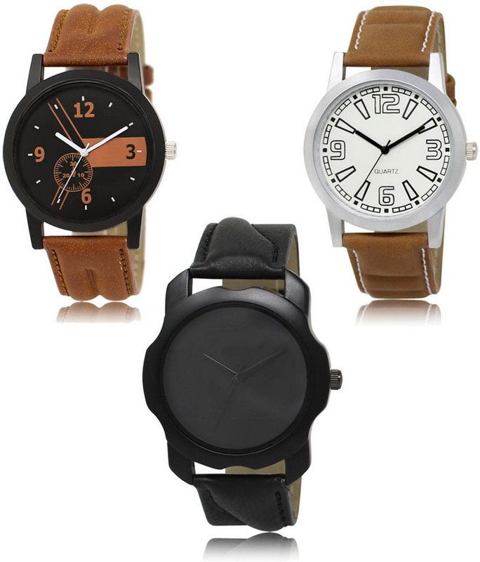 New latest Designer Combo of 3 Analog Watch - For Men LR-01-15-22