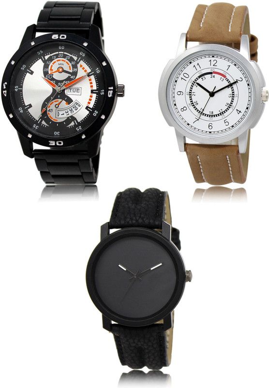 New latest Designer Combo of 3 Analog Watch - For Men 107-17-21