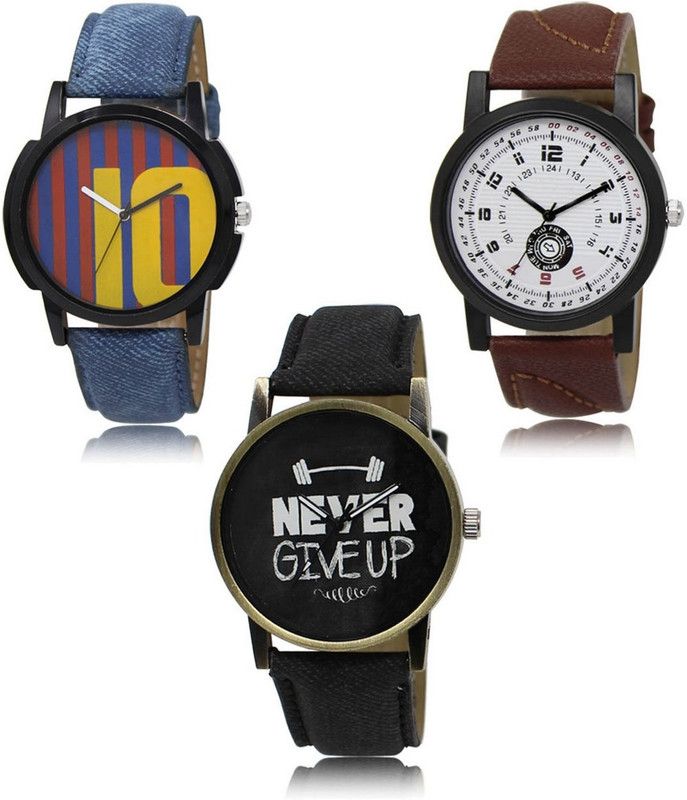 New latest Designer Combo of 3 Analog Watch - For Men LR-10-11-27