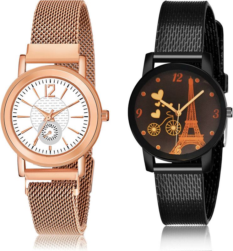 Analog Watch - For Women Modern Fancy 2 Watch Combo For Women And Girls - GW39-G524