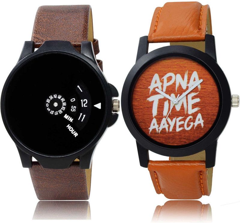 combo watch Analog Watch - For Men Modern Love Speedometer And Apna Time Aayega Combo Watch For Boys And Men - BO51-BO43