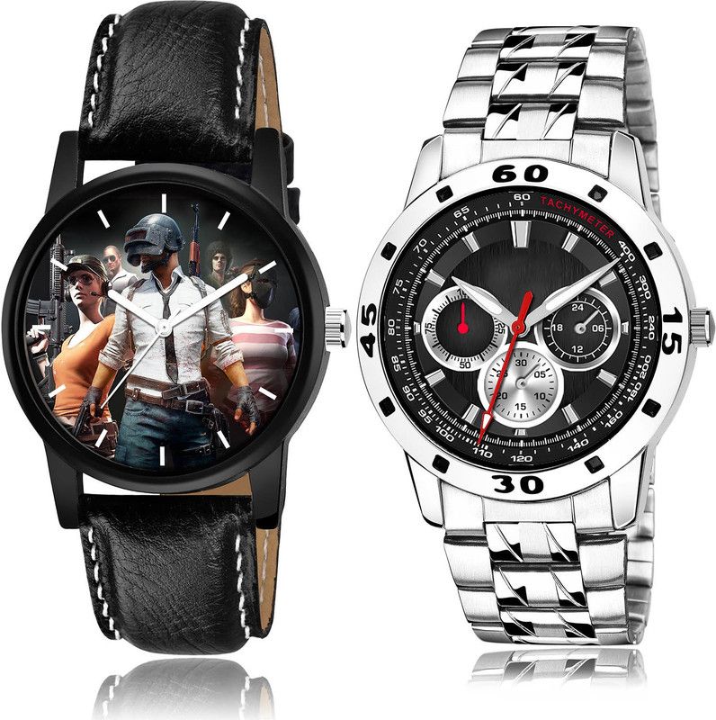 Analog Watch - For Men Contemporary Luxury 2 Watch Combo For Boys And Men - B175-(14-S-19)