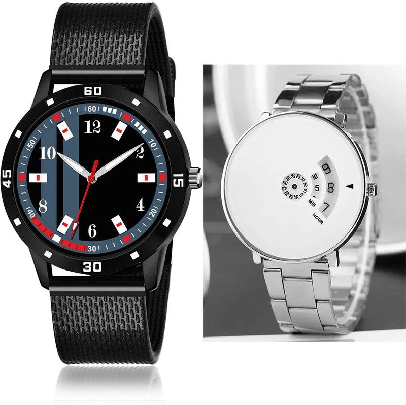Analog Watch - For Men Brand New Love 2 Watch Combo For Boys And Men - BRM27-B82