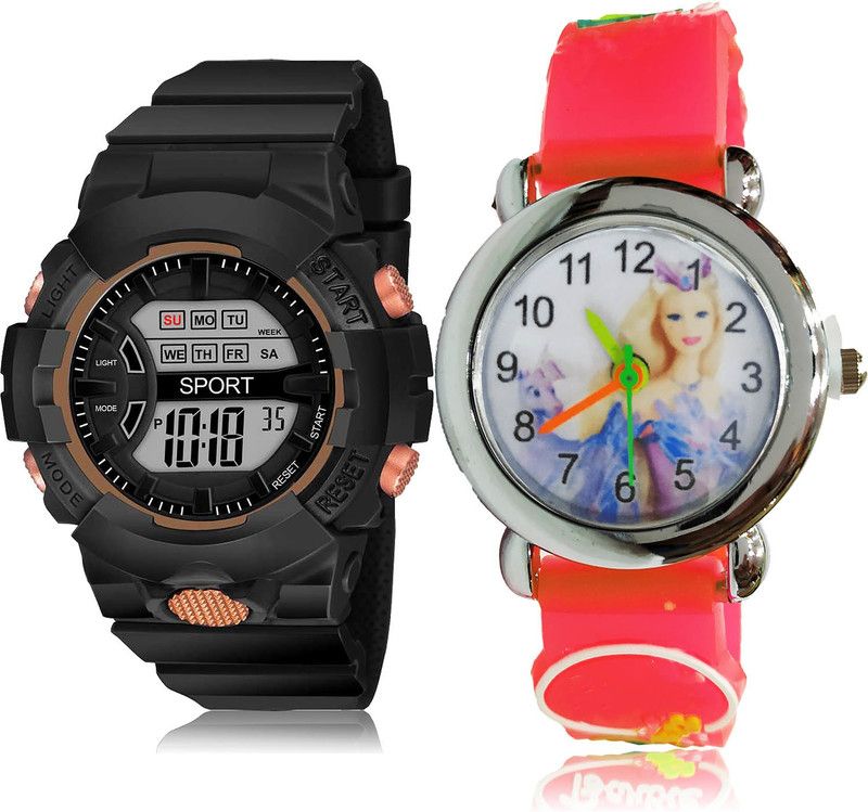 Analog-Digital Watch - For Women Best Technology 2 Watch Combo For Women And Girls - DG33-GC78
