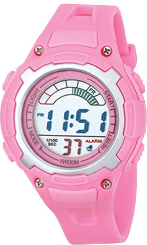 Digital Alarm & Night-Vision Digital Watch - For Boys & Girls DR8529019PINK