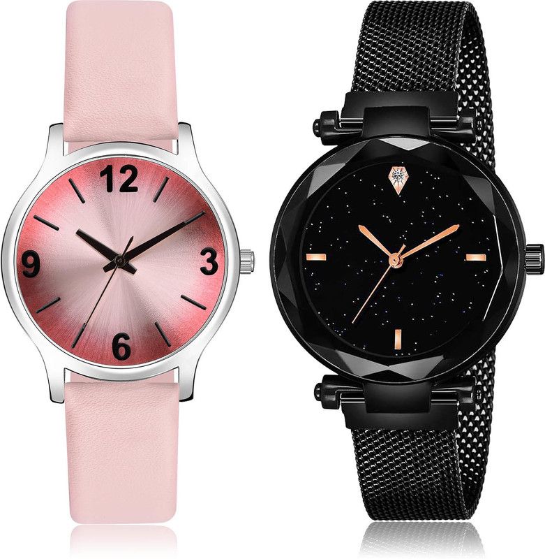 Analog Watch - For Girls Latest Chronograph 2 Watch Combo For Women And Girls - GM352-GC1