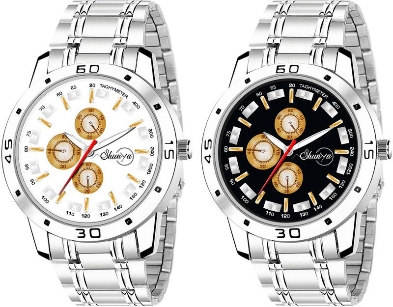 Analog Watch - For Men Gents Exclusive Unique 123124 Multi Color Stylish Dial Combo Pack-02 Watch