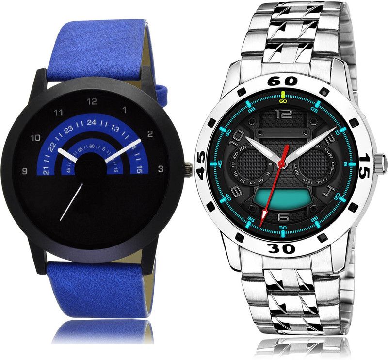 Analog Watch - For Men Best High Quality 2 Watch Combo For Boys And Men - B47-(58-S-19)