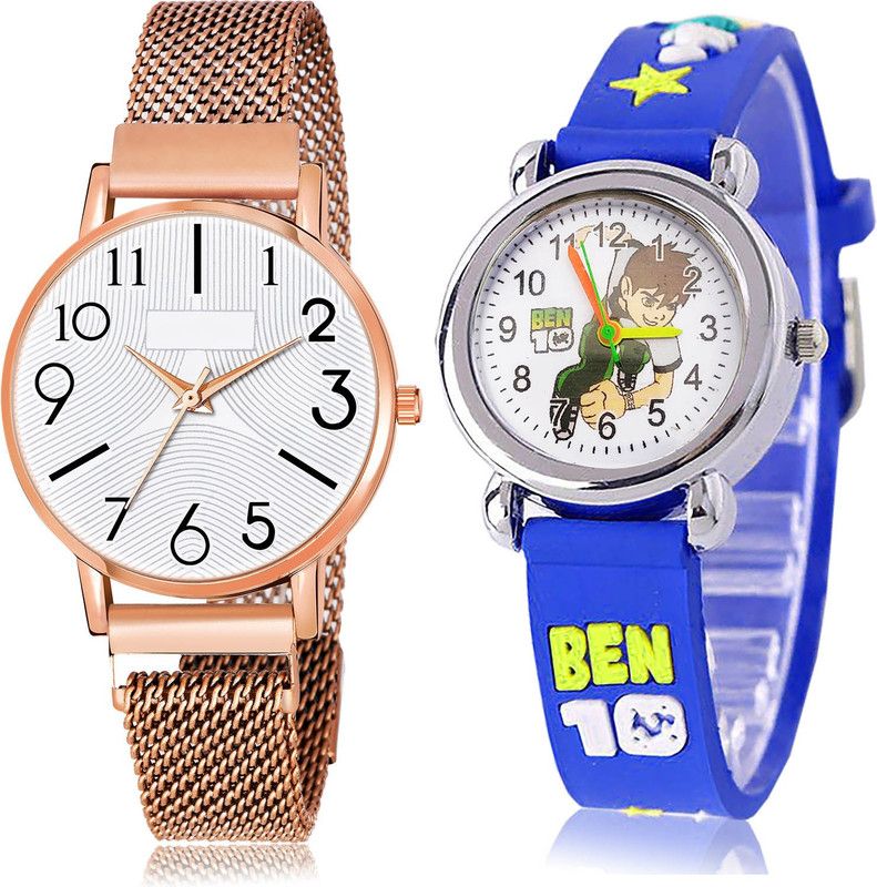 Analog Watch - For Girls Modish Luxury 2 Watch Combo For Women And Girls - GW60-GC90