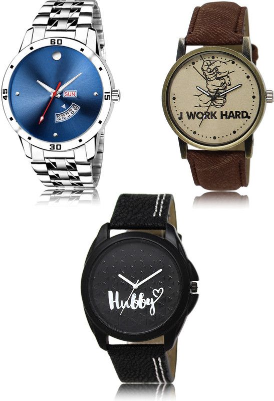 New latest Designer Combo of 3 Analog Watch - For Men 105-29-31