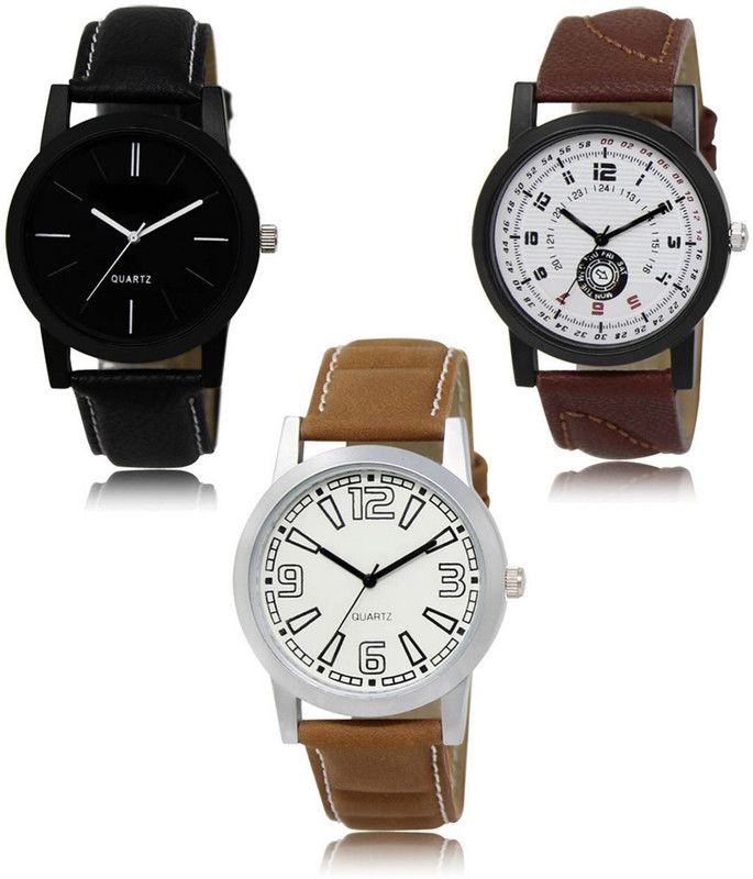 New latest Designer Combo of 3 Analog Watch - For Men LR-05-11-15