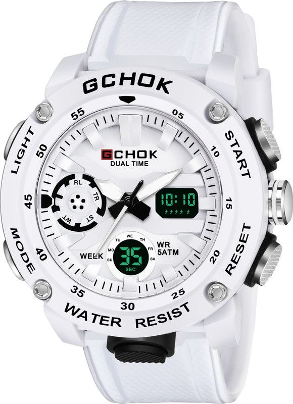 Basic Analog Watch for Men Analog-Digital Watch - For Women Ana-Digital Multifunctional Watch Stopwatch Alarm Luminous Light for Men