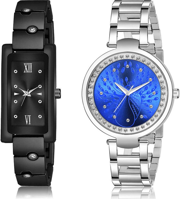 Analog Watch - For Women Latest Chronograph 2 Watch Combo For Women And Girls - G563-GM210