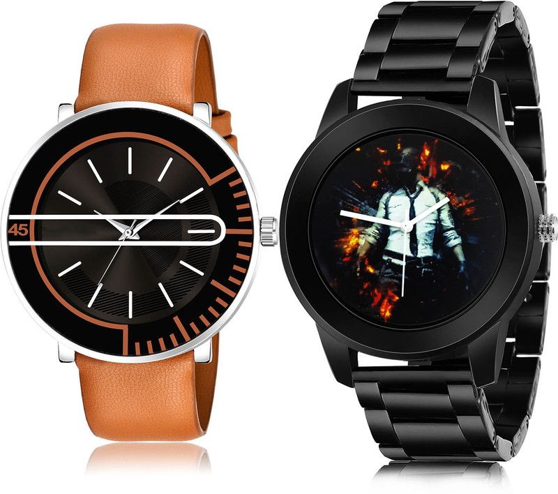 Analog Watch - For Men Fashionable 2 Watch Combo For Boys And Men - BL46.71-B557