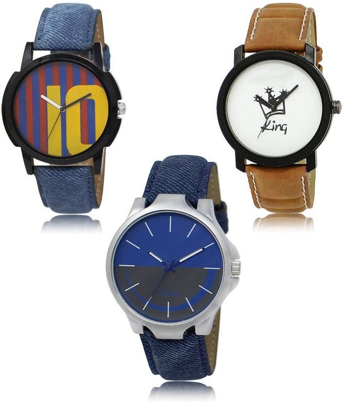 New latest Designer Combo of 3 Analog Watch - For Men LR-10-18-24