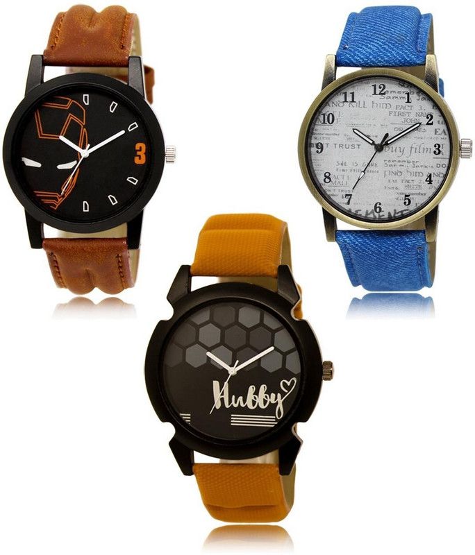 New latest Designer Combo of 3 Analog Watch - For Men LR-04-28-32