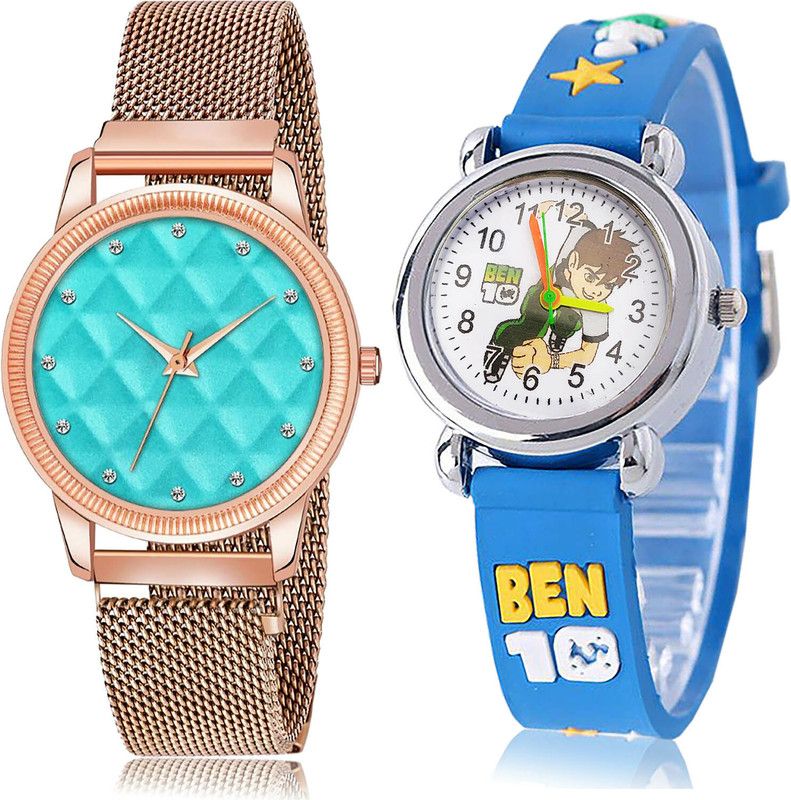 Analog Watch - For Girls Latest Designer 2 Watch Combo For Women And Girls - GW15-GC97