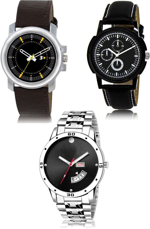 New latest Designer Combo of 3 Analog Watch - For Men 44-13-104