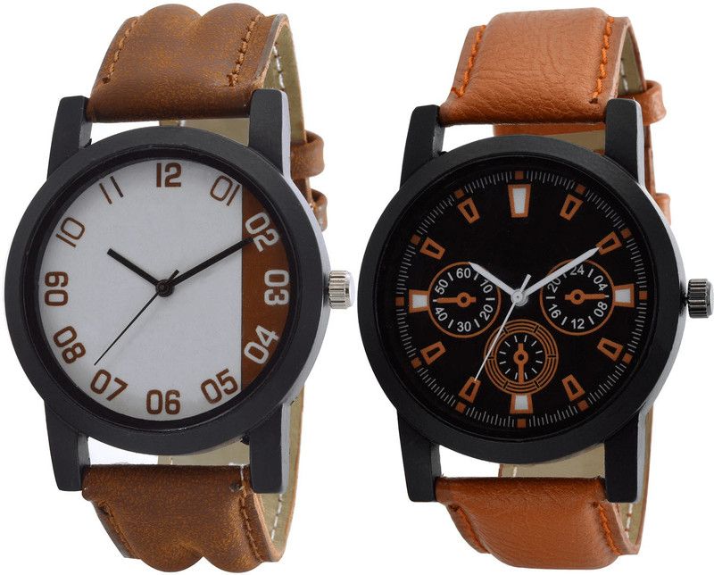 combo watch Analog Watch - For Girls Classical Diwali Analogue Brown Color Boys And Men Watch - B39-B31 (Combo Of 2 )
