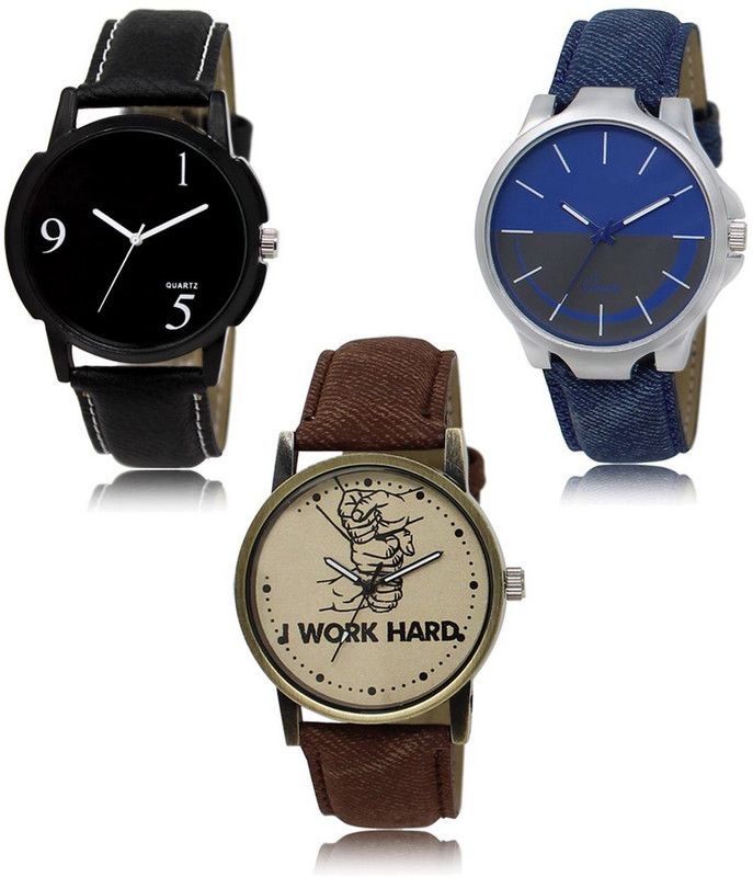 New latest Designer Combo of 3 Analog Watch - For Men LR-06-24-29